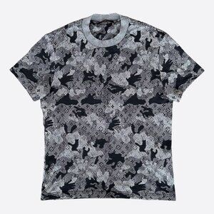 Louis Vuitton Grey Camouflage Monogram T-Shirt